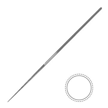 Lime tonde a scappamento per tacche corde