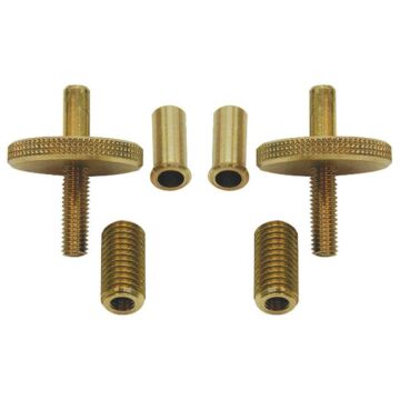 Bridge Adjustment Screws, Brass, Set