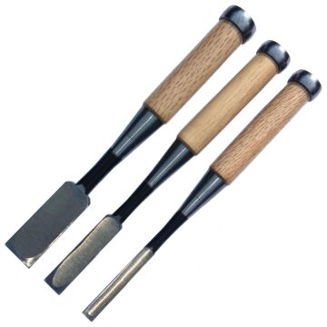 Japanese Chisel set 3 pcs 9, 15 &amp; 24mm