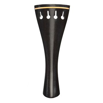 Acura Preciso Viola Tailpiece Round, Ebony/Boxwood 129mm