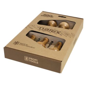 Narex 5-set of Engraving Chisel Prof, paper box