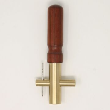 Purfling Chanel Cutter Brass body, Round Handle