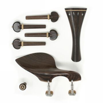 set violino Cuore palissandro/bosso