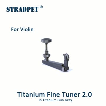 Fine Tuner Titanium Violin Ball, Gun Gray