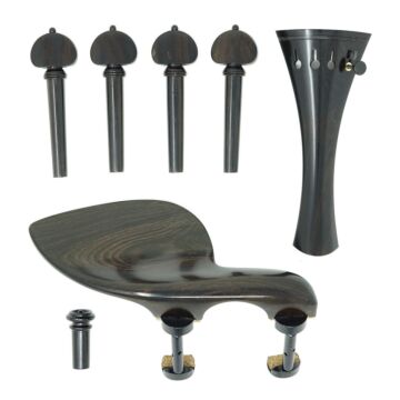 B&amp;C Set Hill Violin, tailpiece French Blackwood/ebony