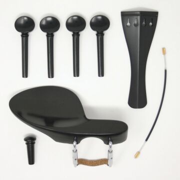 Standard Swiss Set Violin ebony Hill tailpiece + tailgut