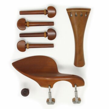 set violino English cordiera tonda bosso/bosso
