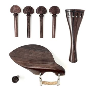 set violino Tempel English palissandro, cordiera tonda