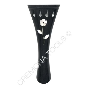 cordiera violino French ebano fiore madreperla 109mm