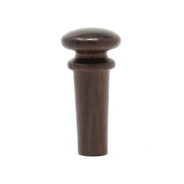bottone violino liscio palissandro