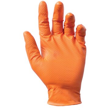 guanti arancio Saratoga nitrile M