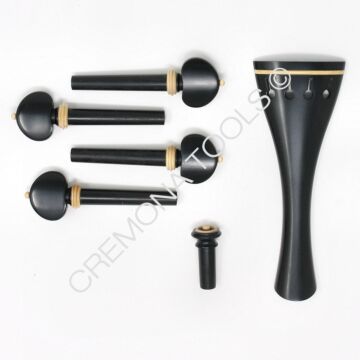 set violino Tempel Hill ebano/bosso, cordiera French, senza mentoniera