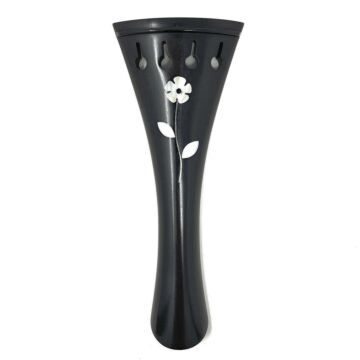 cordiera violino French ebano fiore madreperla 107mm