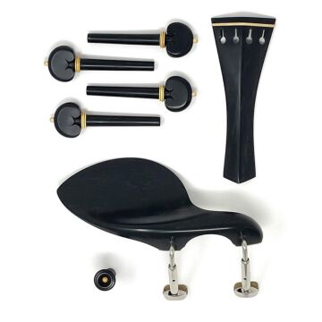set violino cuore cordiera Hill ebano/bosso