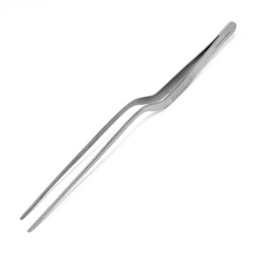 pinzetta inox con punte lunghe 210mm
