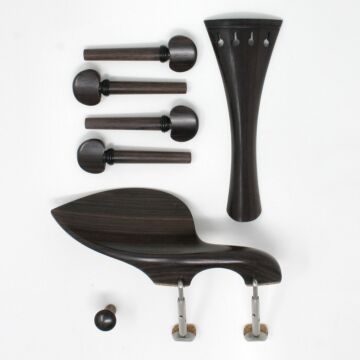 set viola English cordiera tonda palissandro/ebano