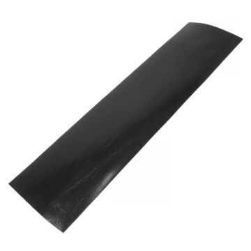 pelle nera capra per archi lucida 300x70mm