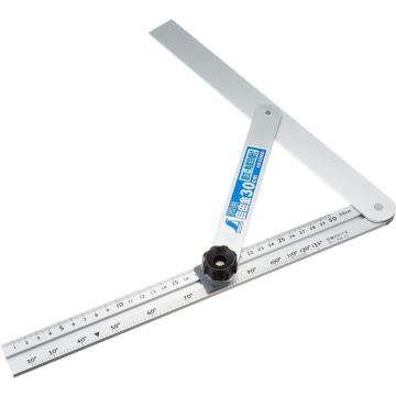 Shinwa Aluminium Sliding Bevel Angle Finder 30 cm