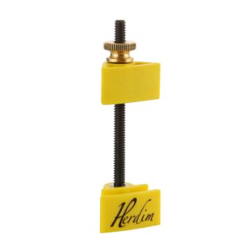 Herdim&reg; Violin/Viola Assembly Clamp, for inner bout, yellow
