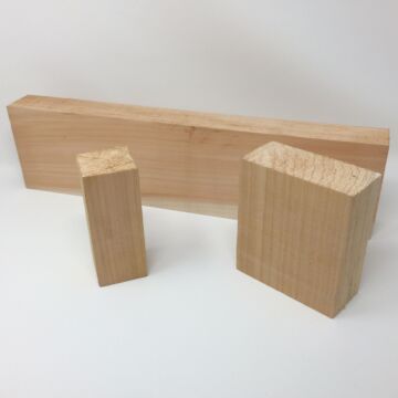 blocchi per zocchetti e controfasce in salice o abete