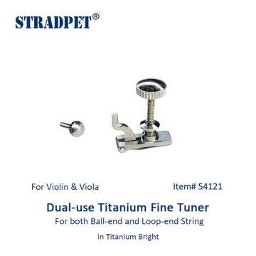 Fine Tuner Titanium Loop&amp;Ball, Dual-Use Vno/Vla, Bright
