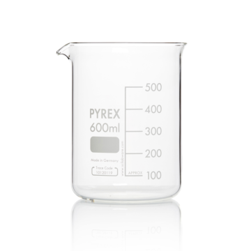 Becher Pirex in vetro borosilicato