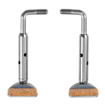 meccaniche violino e viola separate, cromate e satinate