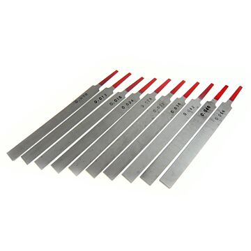 Guitar Edge-Cut Nut Files set of 10pcs