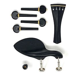 set violino cuore cordiera Hill ebano/bosso